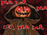 Halloween Animated Decorations - 5.8 FT Sound-Activated Animatronic Pumpkin Ghost with Moving Head 30015492