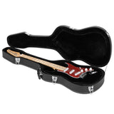 ZUN Hard-Shell Electric Guitar Case Flat Surface Black suit for GST, GTL 59713955