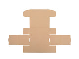 50 Corrugated Paper Boxes 6x4x3" White Outside and Yellow Inside 67683696
