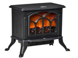 Freestanding Electric Fireplace Heater Realistic Log Flame Effect for Home Decor & Heating 47060231