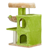 ZUN 33 inch Cat Tree Cat Tower for Indoor Cats, Cat Activity Center Play House with Large Padded Perch, 75858687