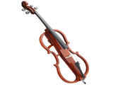 Full Size 4/4 Electric Style Cello with Case Bow Rosin Earphone Connecting line Natural 31785586