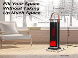 Portable Space Heaters for Indoor Use Large Room, 1500W Oscillating Ceramic Tower Space Heater with 43190258
