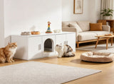 Wooden Cat Box Cabinet 80070803