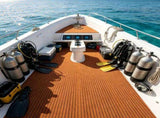 94.5" x 46" EVA Foam Boat Flooring, Non-Slip Self-Adhesive Marine Decking, 29.9 sq.ft Boat Carpet 39850628