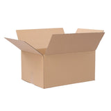 50 pieces, 16" x 12" x 8" thickness 3mm corrugated cardboard box, brown paper 68908378