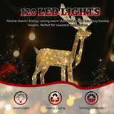 3.6FT Motorized Reindeer with Shaking Head, Outdoor Christmas Decorations with Motor & 120 Warm 28288502