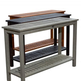 Eucalyptus Console Table, Silver Gray B04660599