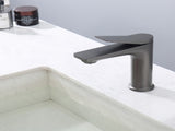 Gun Gray Single Hole Bathroom Faucet,Laundry Vanity Sink Faucet with Two 3/8" HosesUnable ship on 47030260