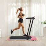 ZUN Treadmills for Home, Treadmill with LED for Walking & Running 83375828