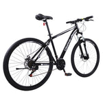 ZUN CamPingSurvivals 29in 21 Speed Load Bearing 150kg High Carbon Steel Mountain Bike Black 89131458