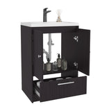 Bathroom Vanity with Two Doors, Two Drawers Madison, Black B200P313689