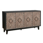 ZUN Mid Century Sideboard Buffet Cabinet with Solid Wood Legs 60" Kitchen Storage Cabinet Credenza with W1445P173033