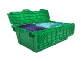 27"x17"x12" Plastic Storage Chest, Green, 1 Pack 84342429