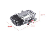 A/C Compressor 6 Grooves with Clutch Fit for Caterpillar All Models w/ Sanden 7176 SD7B10 1985-2008 64257397