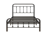 Metal Platform Bed Frame with Headboard No Box Spring Needed Twin BLACK W84068777