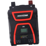 ZUN 2000 Watts Power Inverter Modified Sine Wave Car LED Display , Portable AC Power Emergencies, Job W465P193475