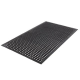 Bar Kitchen Industrial Multi-functional Anti-fatigue Drainage Rubber Non-slip Hexagonal Mat 42121298