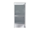 12" freestanding Bathroom Storage Cabinet, Soft Close Doors, Glossy White, W999P312104