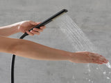 Male NPT Matte Black System, Faucet Set for Bathroom Fixtures with 12 Inch Rain 93928807