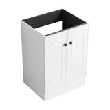 24" Freestanding Bathroom Vanity & 2 Soft-Close Cabinet Doors -Excluding Sink W999P241064