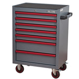 7-Drawer Rolling Tool Chest with Locking Wheels & Drawers, 18.1" D x 26.6" W x 38.3" H Mobile Tool W3037P309487