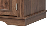 K&K 71" Tall Kitchen Pantry Cabinet with 3 Pull Out Cabinet Organizers, Farmhouse Embossed Texture N707P256507Z