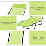 ZUN Folding Lounge Chairs / beach chair （Prohibited by WalMart） 37714016