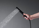 Freestanding Bathtub Faucet Tub Filler Matte Black Floor Mount Bathroom Faucets Singlele with W928P264509