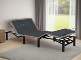 Adjustable Bed Frame with Massage Head & Foot Incline Twin XL Size Wireless Remote, two types of USB W1038P268075