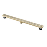 36 Inches Linear Shower Drain, Included Hair Strainer and Leveling Feet W2287P151592