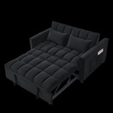 Sleeper Sofa, Convertible Sofa, Recliner, Bed, 3-in-1, 3-Position Adjustable Backrest, 2-Seater W1853126218