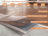 24-Pack Wood Look Vinyl Plank Flooring, 36 Sq.Ft Waterproof PVC Floor Tiles for Home 84864733