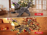 Holiday decoration 3D cute cat with LED lights 09458148