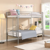 METAL BUNK BED SILVER W311121106