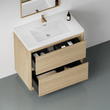 36" Freestanding Bathroom Vanity with Sink, Bathroom Storage Vanity Cabinet with Stone Resin W1573P211191