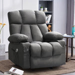 ZUN Recliner Chair ,with vibration massage and heating ergonomic living room adult lounge chair, with W1521P264878