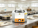 2.4L Electric Cheese Dispenser with Pump, Commercial Fudge Warmer, Plastic Pump Dispenser for 33033361