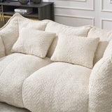 Soft beanbag chair with high resilience foam core for two people. The comfortable square recliner W1996P252271