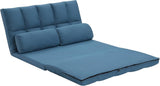 ZUN 2 Seater Contemporary Foldable Sofa Bed Trifold Foam Mattress Sleeper Chair with Tufted Seat B011P202576