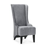 23.03" Wide High-Back Velvet Accent Chair, Comfy High Wingback Chair, Living Room Chair with Soft W68041792