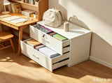 () 2-Drawer Filing Cabinet with 1 Lock Made of P2 Particleboard with Embossed 36620955