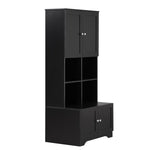 ZUN Tall and Wide Bathroom Floor Storage Cabinet, Bathroom Storage Unit, Freestanding Cabinet with 4 N725P179705B