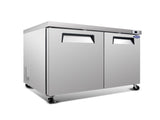 Orikool 48 IN Commercial Refrigerators, Undercounter Refrigerators 14.1 Cu.Ft with Smooth Casters, 2 W2095126117