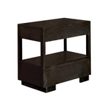 Smoked Peppercorn 2-drawer Nightstand B062P145477