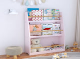 3 Tier Kids Book Shelf,Kids Book Rack, Helps Keep Bedrooms, Playrooms, and Classrooms Organized,Pink 24800855