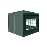 3 * 3m 4 sided , spiral tube pergola made of green PE fabric, 10'x10 'party tent with 4 81246645