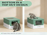 Stainless Steel Enclosed Litter Box for Cats 94651625