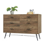 ZUN 6-Drawer Chest, 6 Drawer Dresser TV Stand for TV, Dressers Bedroom Furniture Large Storage Tower 83329696