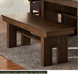 ZUN Transitional Walnut Finish Wooden Bench 1pc Casual Contemporary Dining Furniture B01156181